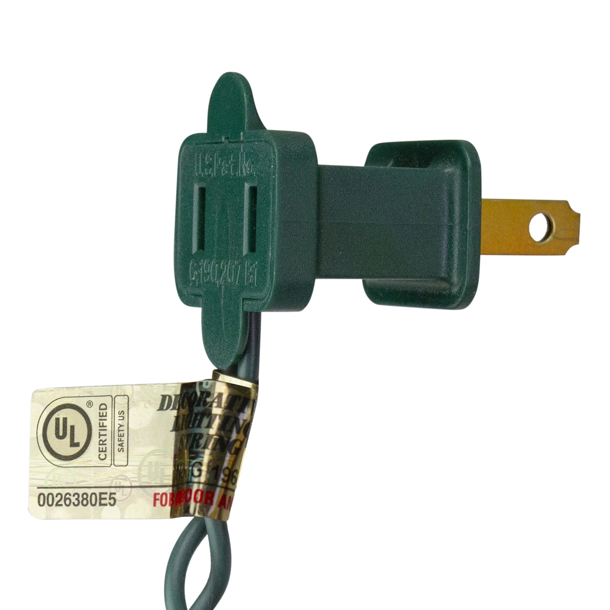 LED Mini Christmas Lights - Orange - 16.25' Green Wire - 50Ct