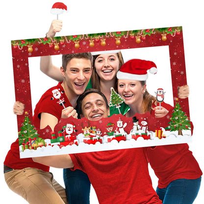 Christmas Photo Frame 2025 Merry Christmas Decorations for Home Navidad Cristmas Party Supplies Ornament Xmas Gift New Year 2026