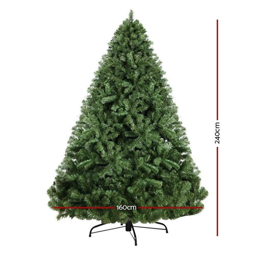Jingle Jollys 2.4M 8FT Christmas Tree Xmas Decoration Home Decor 1500