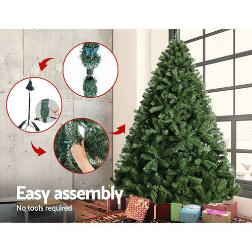 Jingle Jollys 2.4M 8FT Christmas Tree Xmas Decoration Home Decor 1500