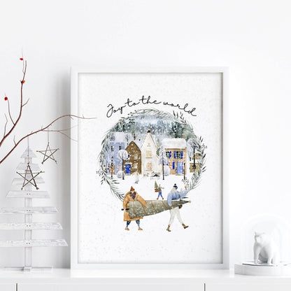 Wall decor for christmas | wall art print