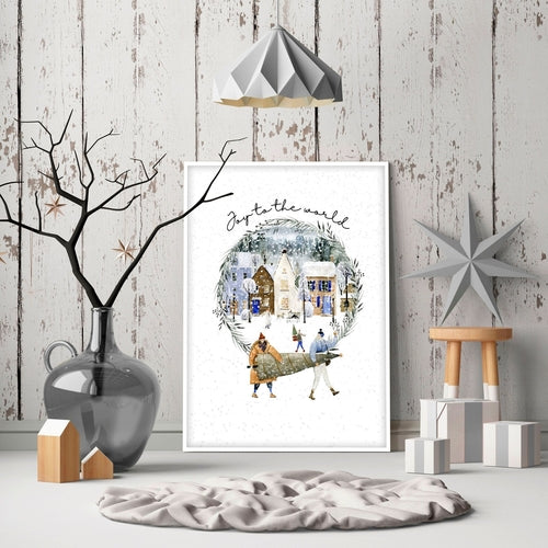 Wall decor for christmas | wall art print