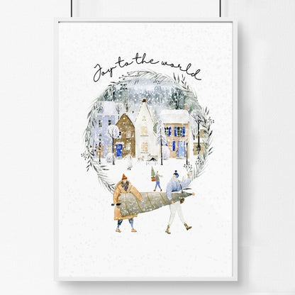 Wall decor for christmas | wall art print